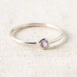 Amethyst Silver or Gold Ring