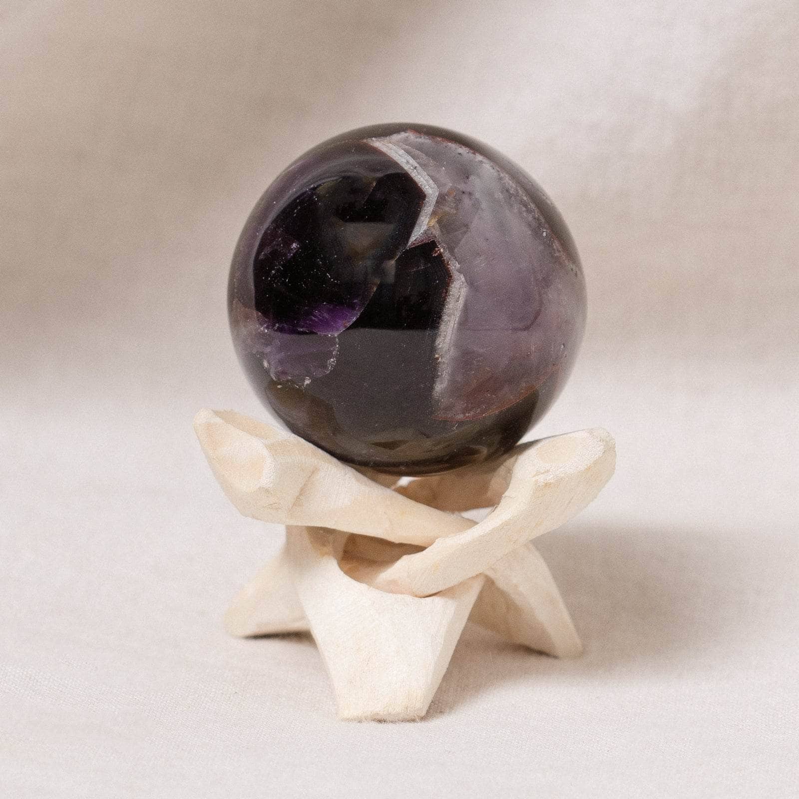 Amethyst Sphere with Tripod Amethyst Sphere with Tripod
