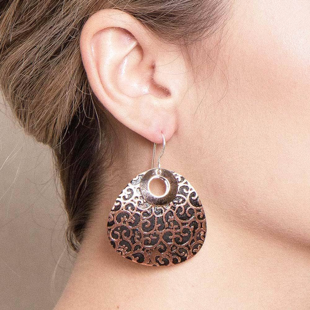 Black Copper Earrings - Limited Edition Black Copper Earrings - Limited Edition
