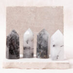 Black Rutilated Quartz Crystal Point