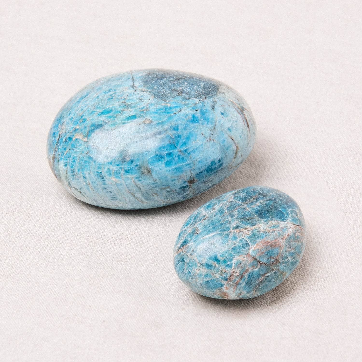 Blue Apatite Palm Stone Blue Apatite Palm Stone