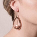 Copper Hammered Earrings - Limited Edition