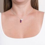 Delicate Amethyst Crystal Point Necklace
