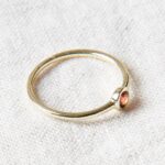 Garnet Silver or Gold Ring