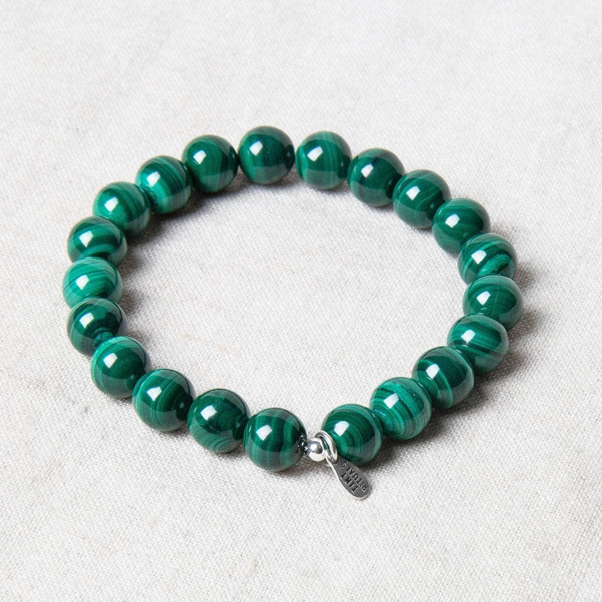Genuine Real Malachite Energy Bracelet 8mm Genuine Real Malachite Energy Bracelet 8mm