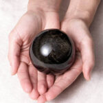 Golden Obsidian Gemstone Sphere - 1 of a Kind