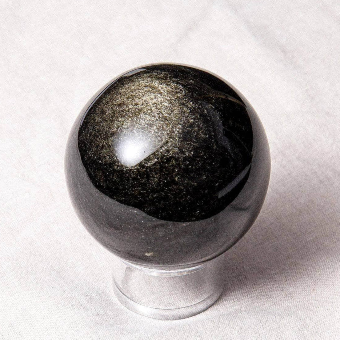 Golden Obsidian Gemstone Sphere - 1 of a Kind Golden Obsidian Gemstone Sphere - 1 of a Kind