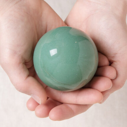 Green Aventurine Sphere with Tripod