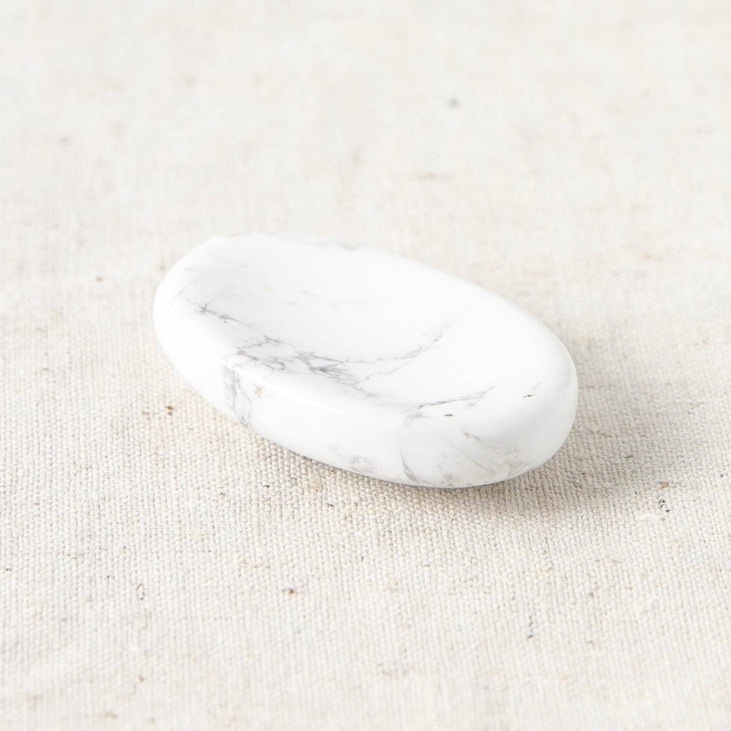 Howlite Worry Stone Howlite Worry Stone