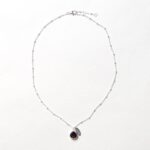 January Garnet Birthstone Necklace