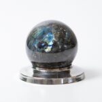 Labradorite Blue Flame Sphere with Tripod