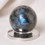 Labradorite Blue Flame Sphere with Tripod