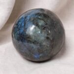 Labradorite Blue Flame Sphere with Tripod