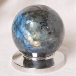 Labradorite Blue Flame Sphere with Tripod