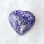 Lepidolite Heart