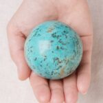 Natural Peruvian Turquoise Sphere