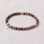 Natural Plum Blossom Tourmaline Energy Bracelet