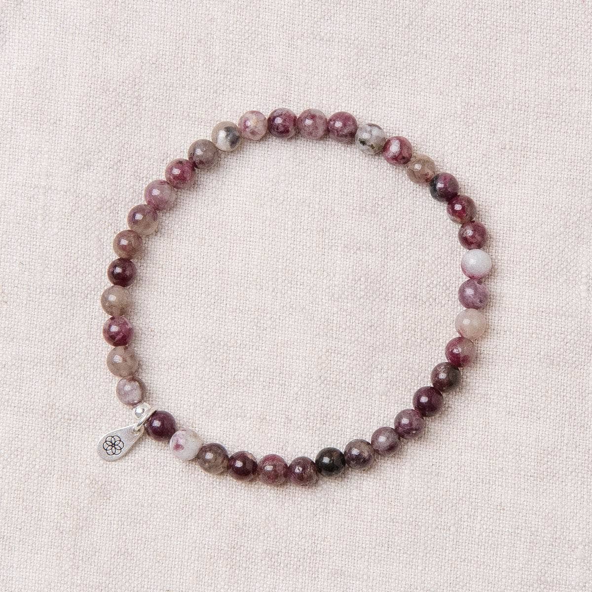 Natural Plum Blossom Tourmaline Energy Bracelet Natural Plum Blossom Tourmaline Energy Bracelet