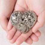Natural Pyrite Heart