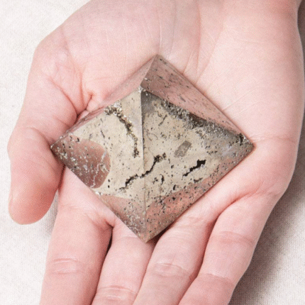 Natural Pyrite Pyramid