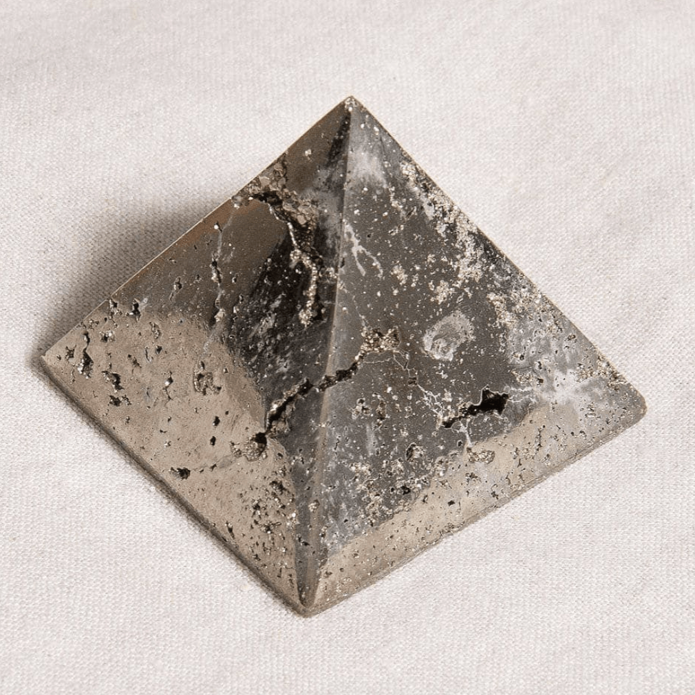 Natural Pyrite Pyramid Natural Pyrite Pyramid