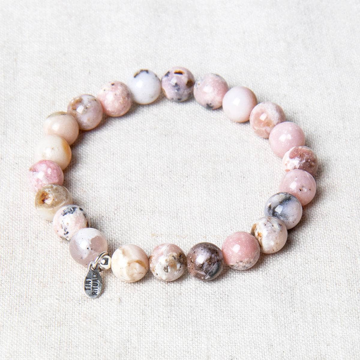 Peruvian Pink Opal Energy Bracelet 8mm Peruvian Pink Opal Energy Bracelet 8mm