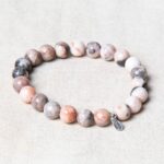 Pink Zebra Jasper Energy Bracelet 8mm