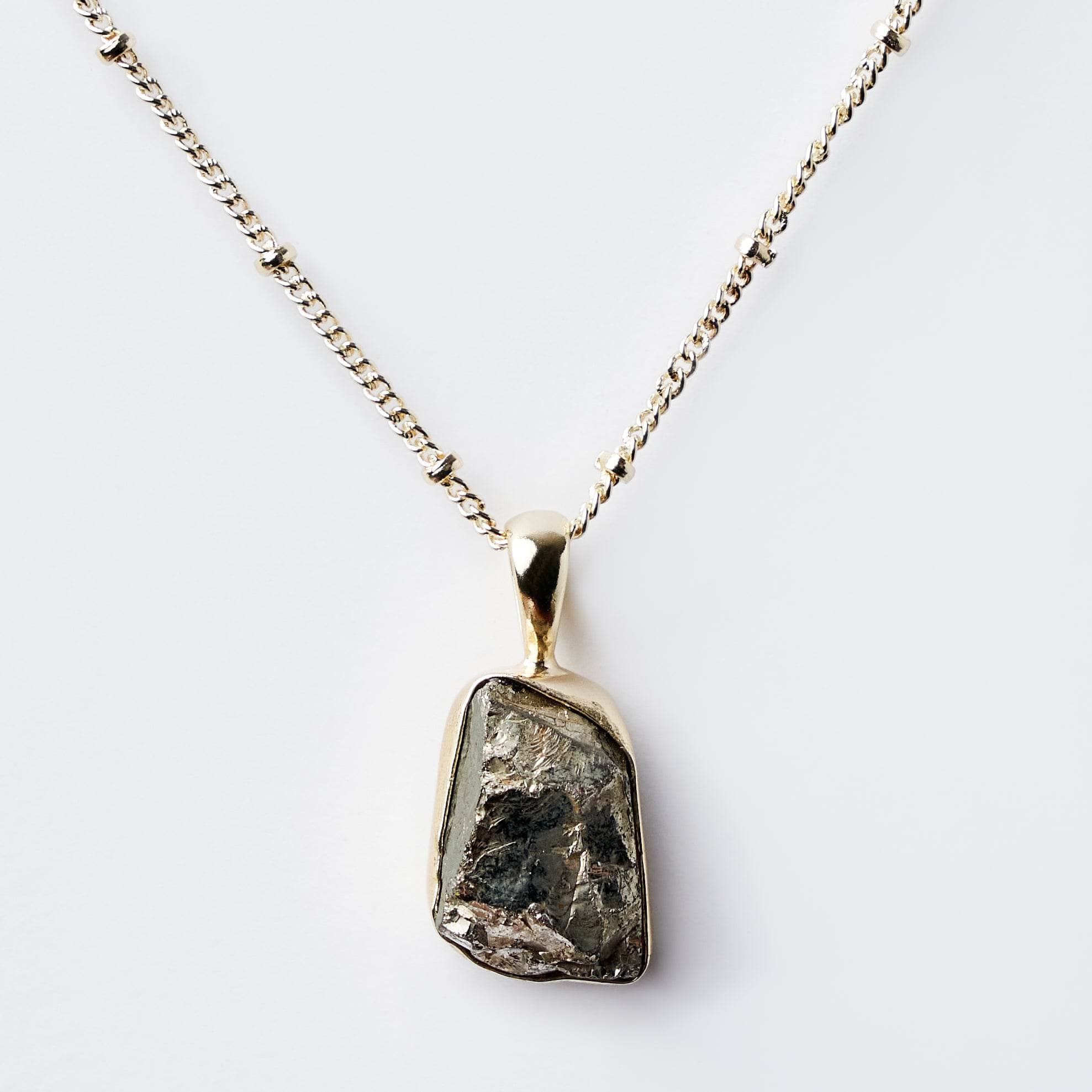 Pyrite Raw Crystal Necklace Pyrite Raw Crystal Necklace