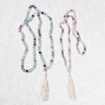 Rainbow Fluorite Mala - High-Energy Gemstones