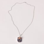 Rare Azurite Druzy Pendant Necklaces