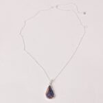 Rare Azurite Druzy Pendant Necklaces