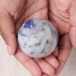 Rare Kyanite Sphere with Tripod