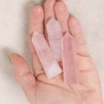 Rose Quartz Crystal Point Towel