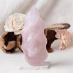 Rose Quartz Flame Crystals