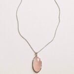 Rose Quartz Oval Pendant