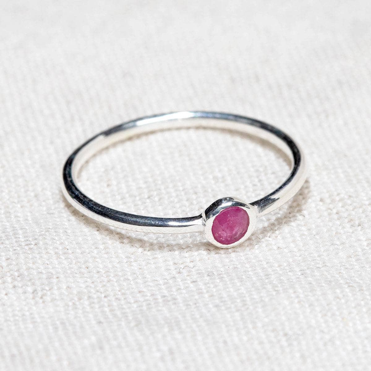 Ruby Silver or Gold Ring Ruby Silver or Gold Ring