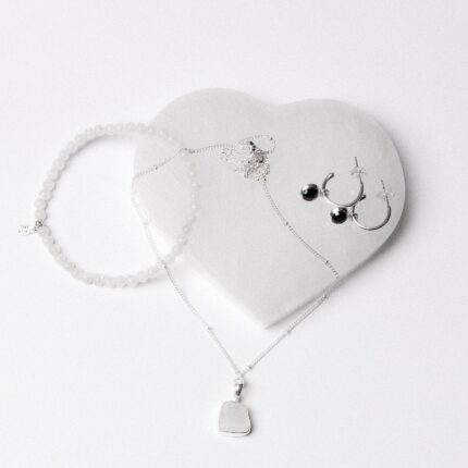 Selenite Heart Recharging Stone