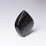 Silver Obsidian Freeform Flame Crystal