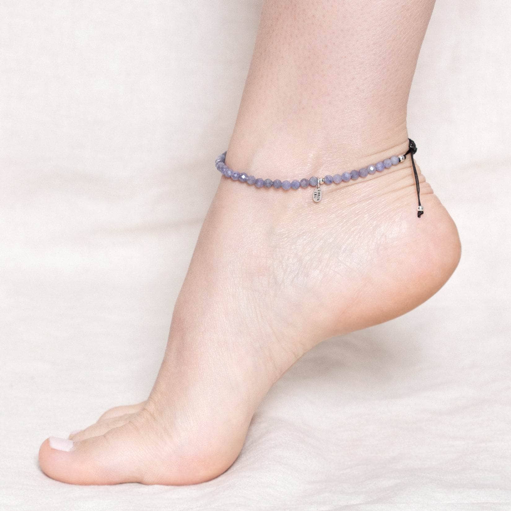 Tanzanite Energy Anklet - AAA Premium Quality Tanzanite Energy Anklet - AAA Premium Quality
