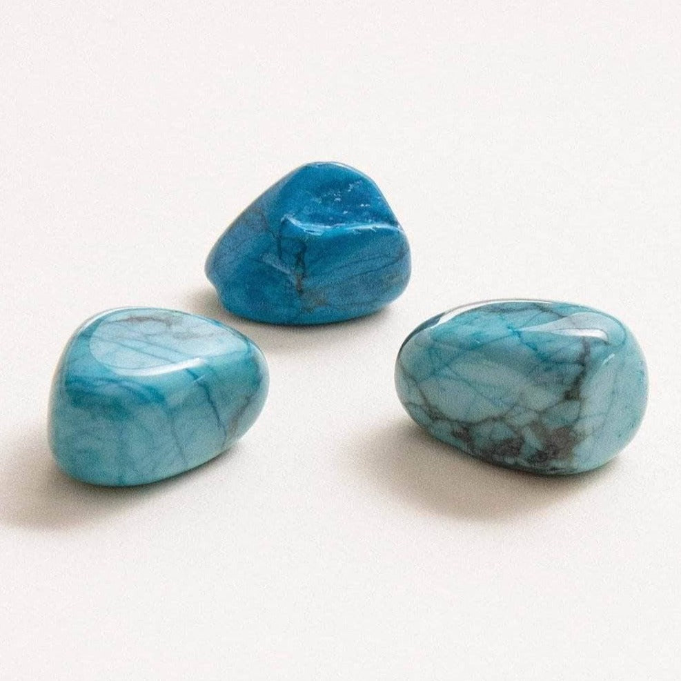 Turquoise Howlite Stone Set Turquoise Howlite Stone Set