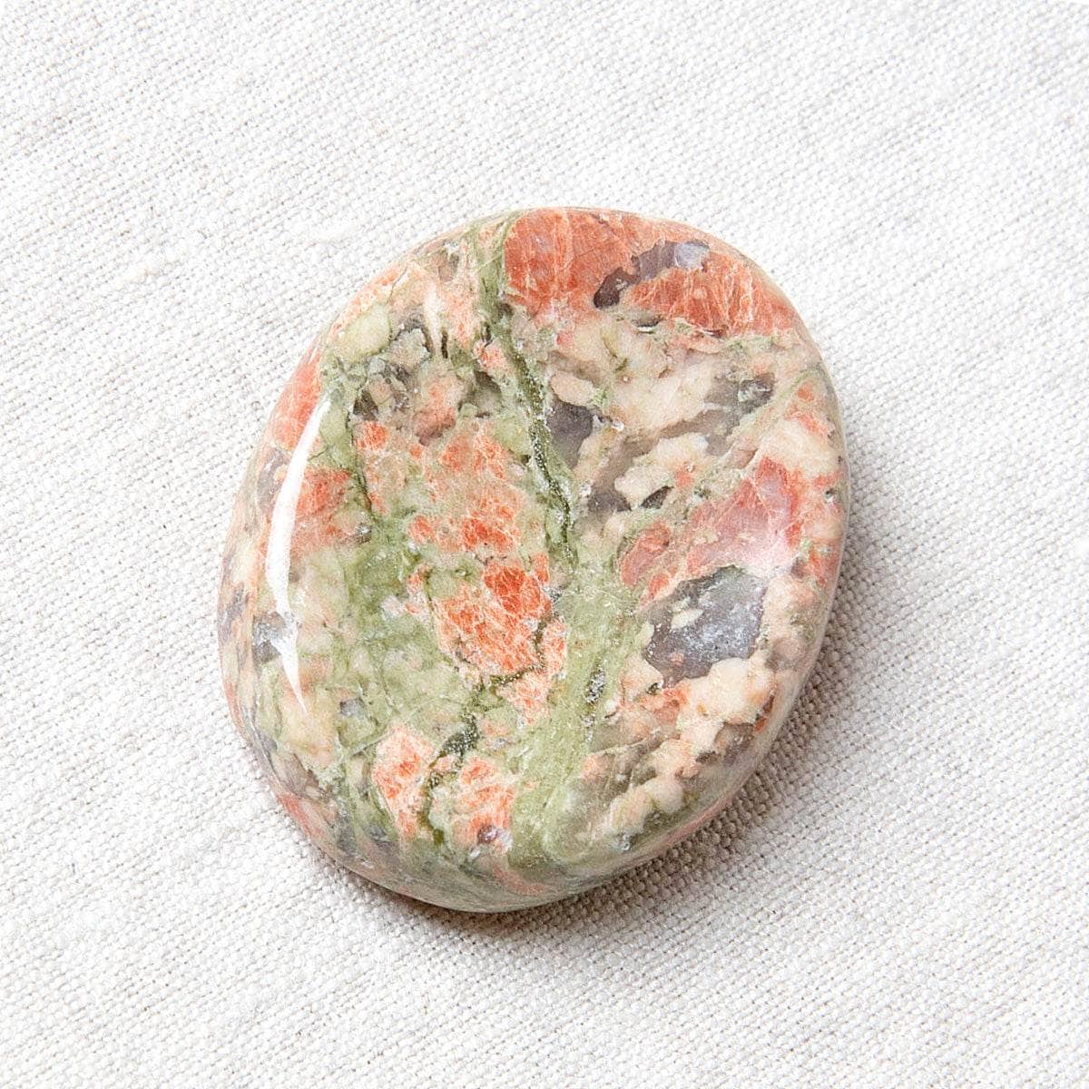 Unakite Worry Stone Unakite Worry Stone