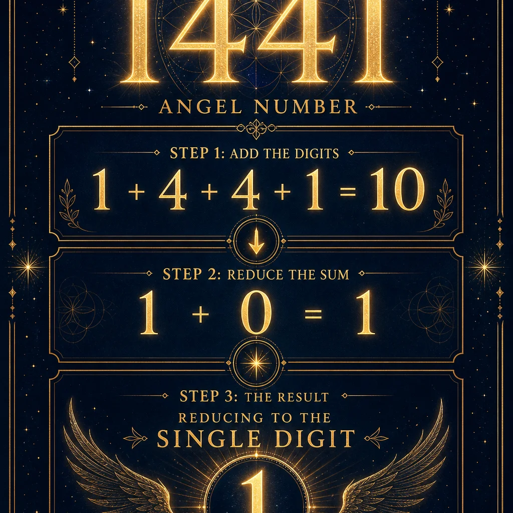 1441 angel number meaning numerology