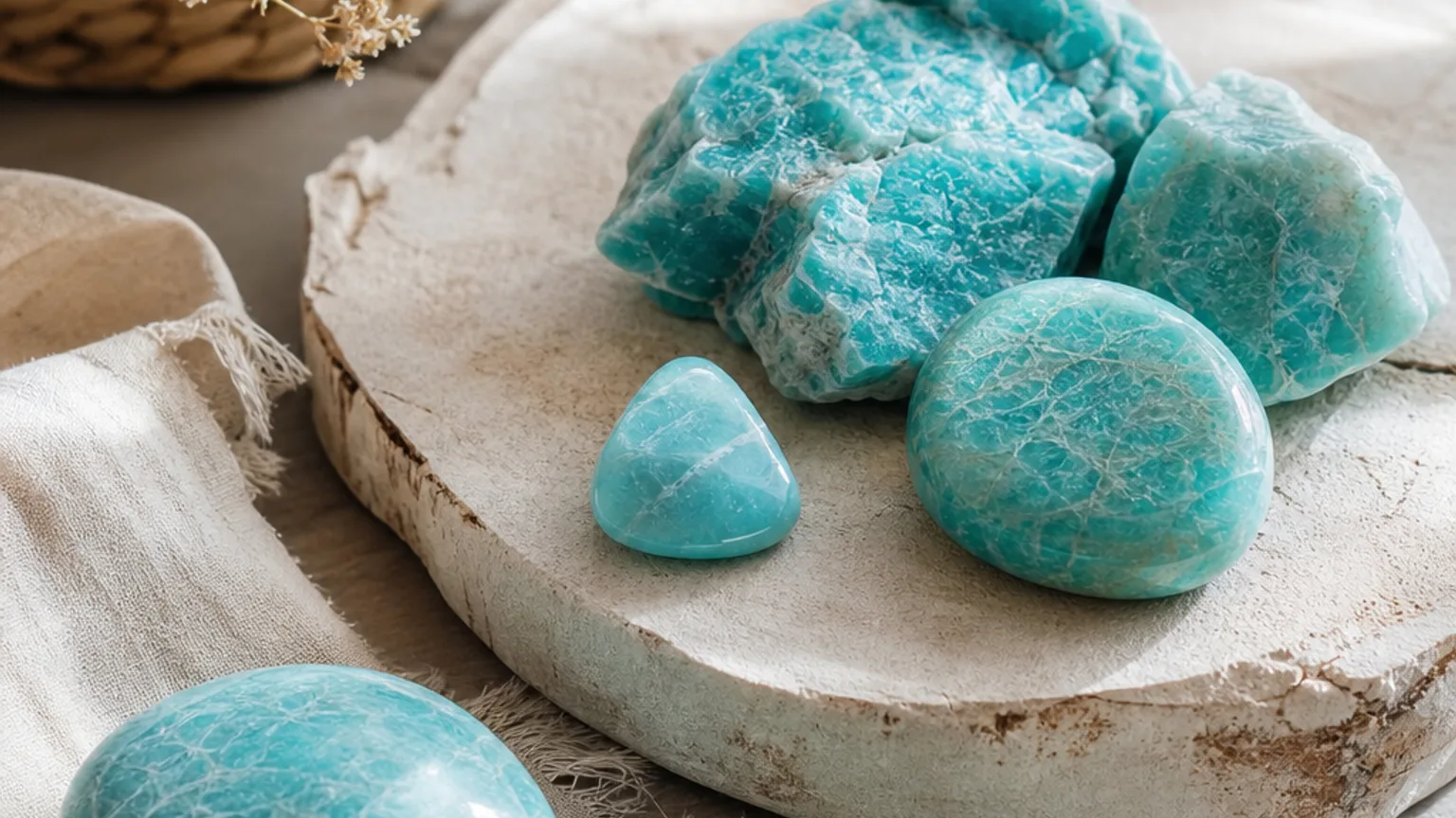 amazonite crystal for social anxiety and clear communication