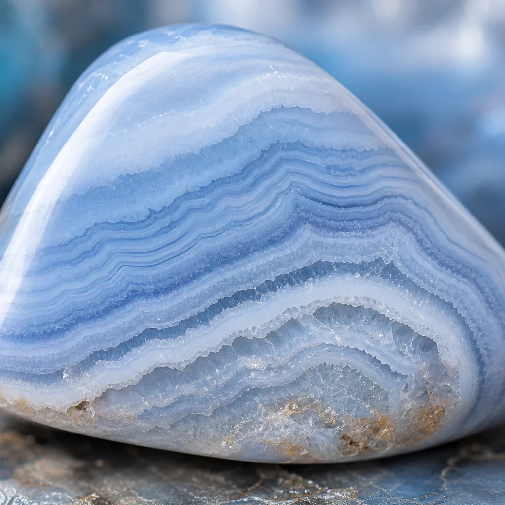 Aquarius April 2026 Horoscope: Key Dates, Love, Career & Crystal of the Month 1 Blue Lace Agate crystal of the month for Aquarius April 2026 horoscope