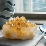 Aquarius June 2026 monthly horoscope with Citrine as crystal of the month, zodiac symbol ♒