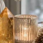 Aries December 2026 monthly horoscope with Citrine as crystal of the month, zodiac symbol ♈