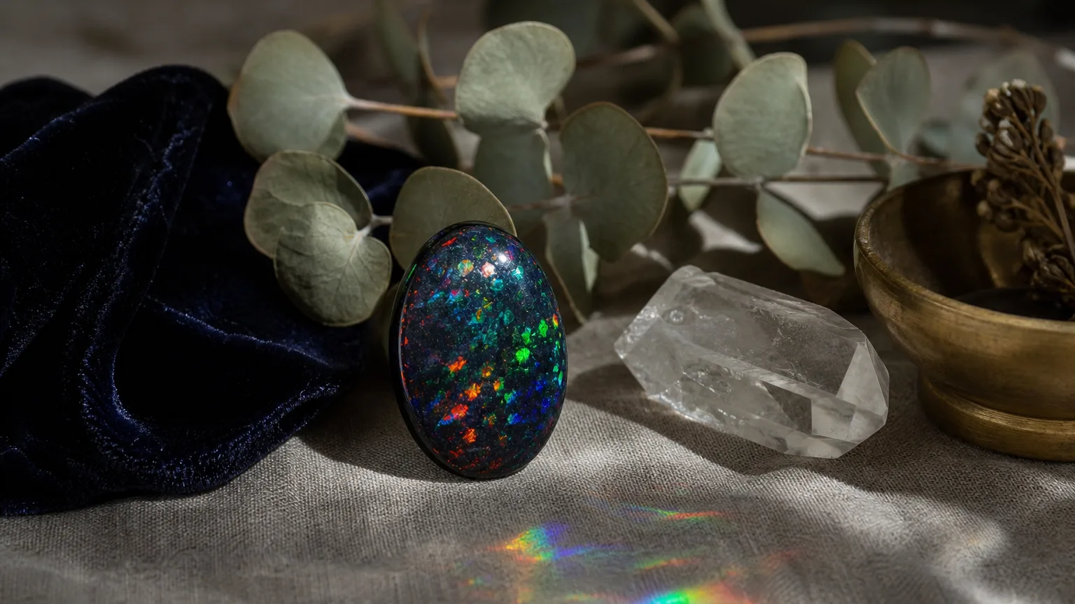 Black Opal Meaning: Healing Properties & Uses 1 Black opal meaning and symbolism visual guide