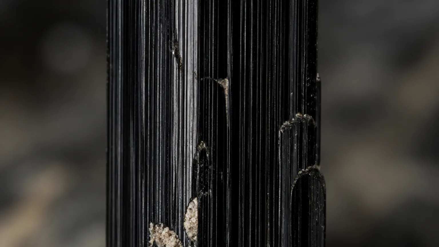 Black tourmaline meaning guide with dark columnar schorl crystal