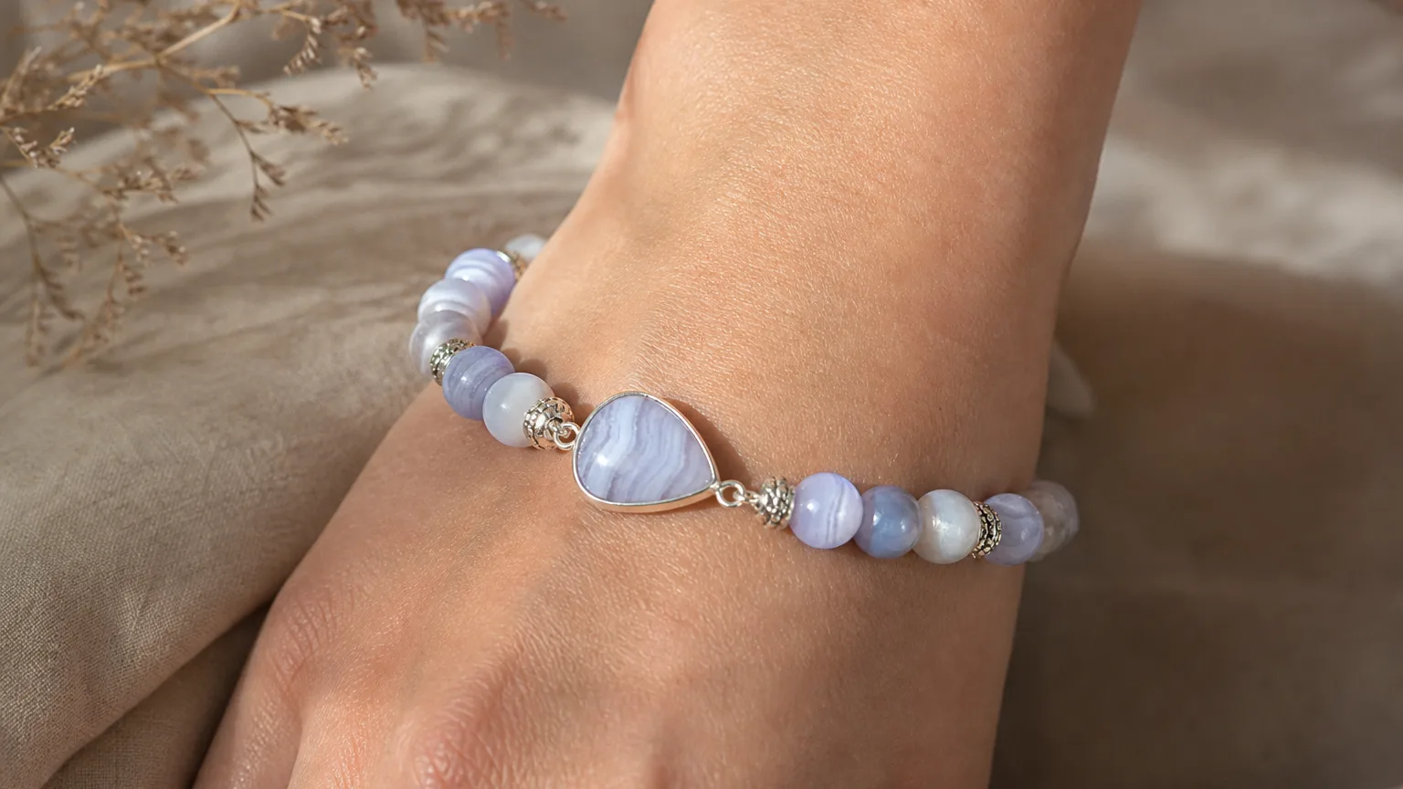 Caledonite Meaning: Healing Properties & Uses 3 Caledonite kept as a calm display piece