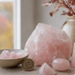 Cancer October 2026 monthly horoscope with Rose Quartz as crystal of the month, zodiac symbol ♋